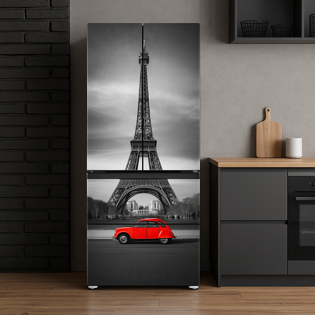 Adesivo de Geladeira Tema Paris - Imagem 4