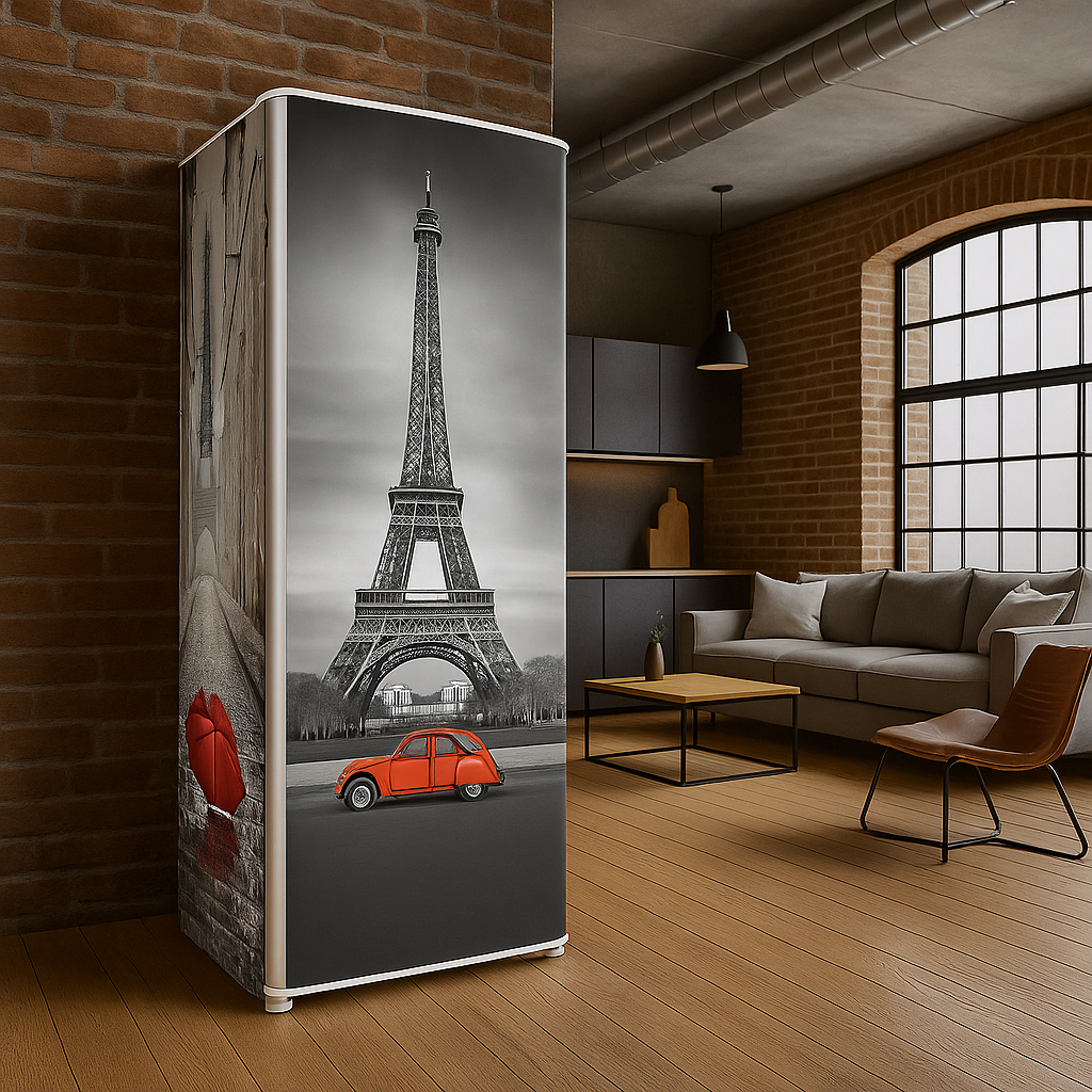Adesivo de Geladeira Tema Paris - Imagem 7