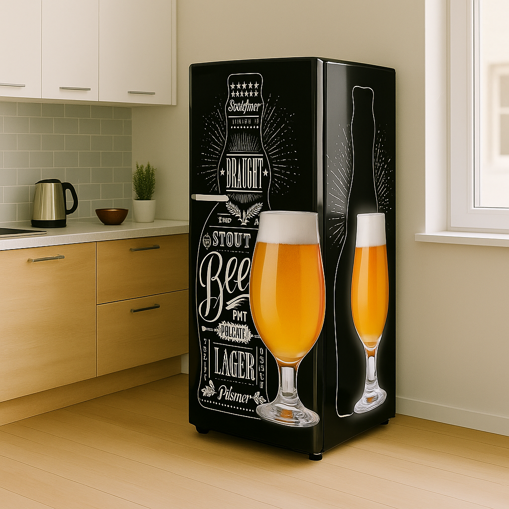 Adesivo de Geladeira Tema Cerveja - Imagem 2